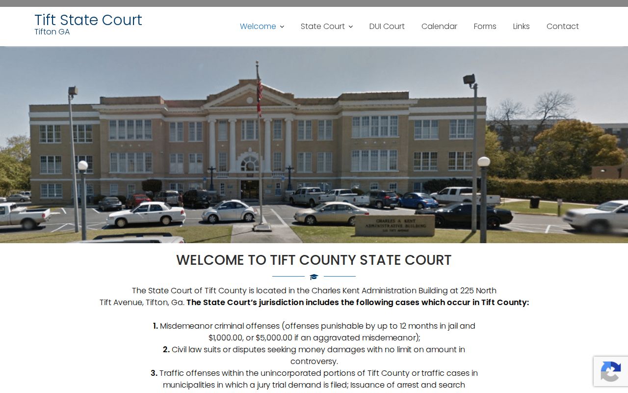 Tift County State Court docket jurisdiction